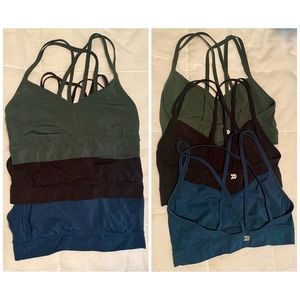 All In Motion (Target) sports bras - set of 3. Size large.